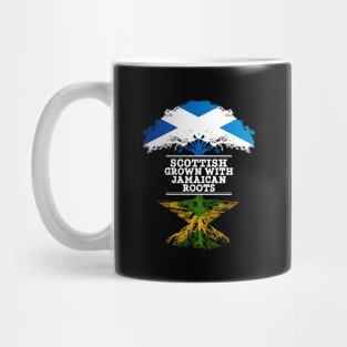 Scottish Grown With Jamaican Roots - Gift for Jamaican With Roots From Jamaica Mug